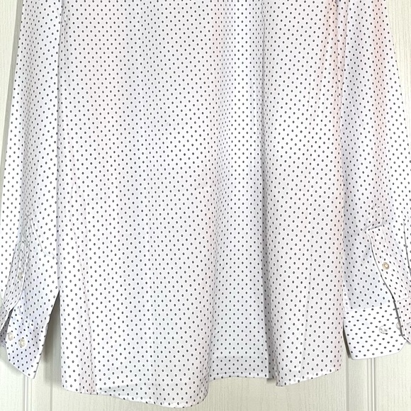 Perry Ellis Portfolio Performance Tech Dress Shirt Modern Fit 17.5 Gorpcore Lite - Picture 6 of 15